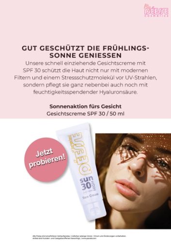 Regina Brüll Deesse Kosmetik Sonnengesichtscreme SPF 30